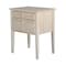 International Concepts Accent Table with Drawers, Unfinished OT-66 - alternate 2
